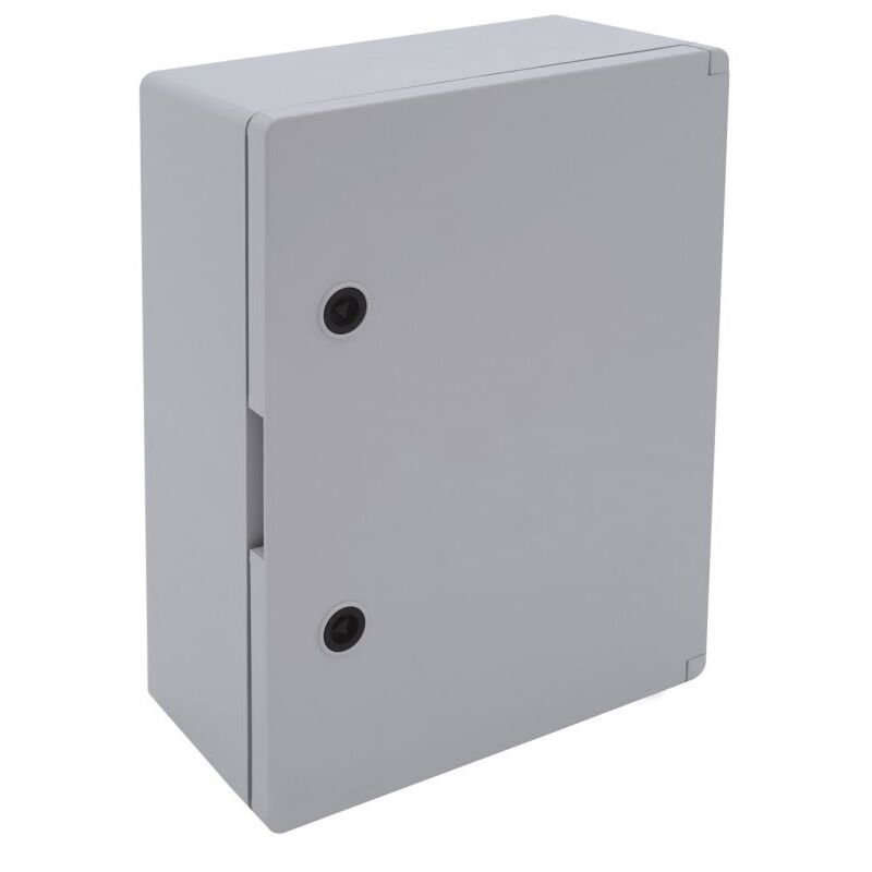 Em Distribution - Coffret électrique abs 400x300x165 étanche IP65 - Porte pleine - avec plaque de fond