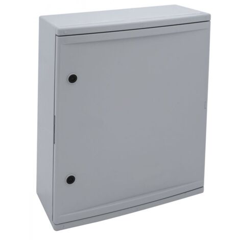 Coffret électrique ABS 600x500x220 étanche IP65 - Porte pleine - avec plaque de fond