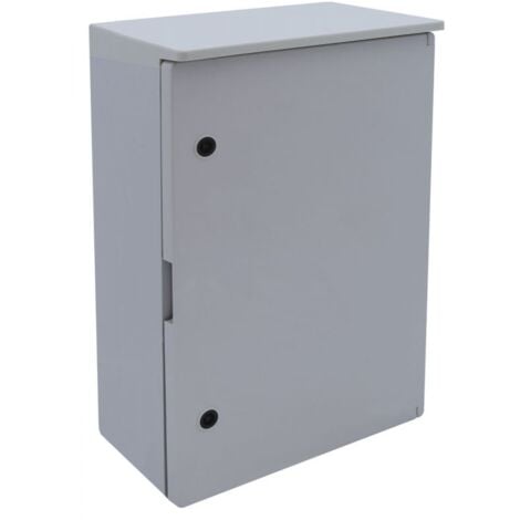 Coffret électrique ABS avec rebord 600x500x220 - IP65 - Porte pleine - avec plaque de fond