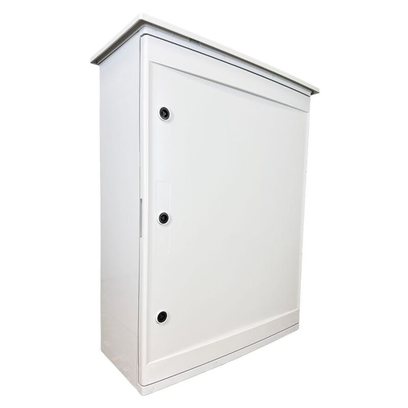 Coffret électrique abs avec rebord 800x600x265 - IP65 - Porte pleine - avec plaque de fond
