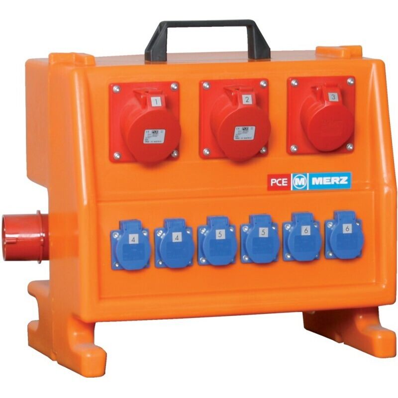 PCE - Coffret électrique chantier m-svp 32/12-6/OF boitier plastique