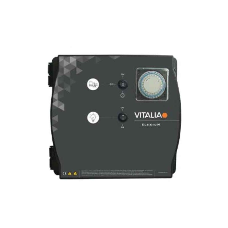 Coffret électrique elexium filtration + deux projecteurs + transfo 100W.