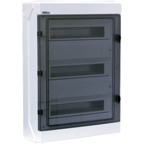 Coffret électrique en saillie étanche 54 modules (3 x 18) IP65 NEO Elektroplast