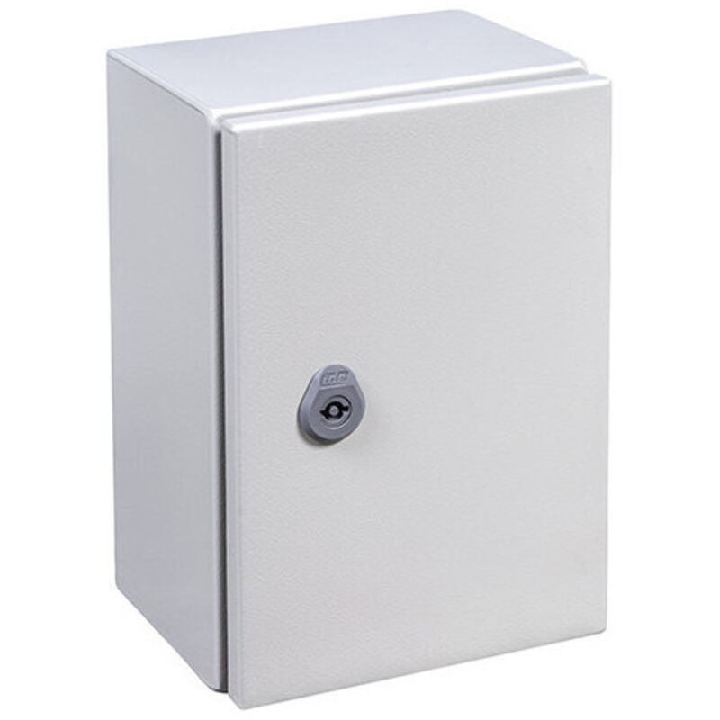 IDE - Armoire électrique En Métal étanche Ip66 - 250x200x150 - Plaque Fournie - Argenta