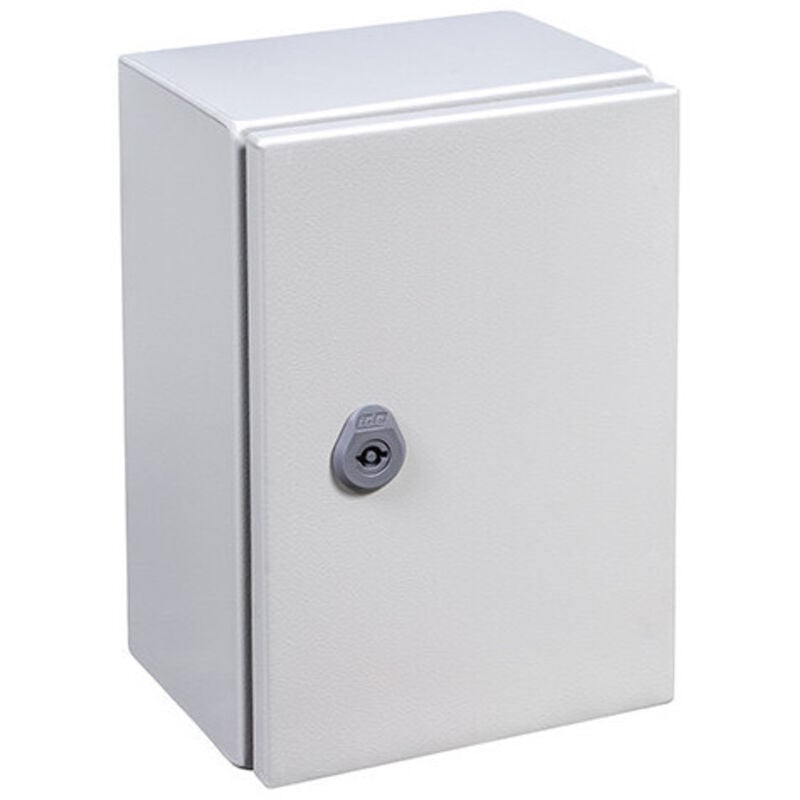 IDE - Coffret électrique étanche IP66 en métal Argenta - Dimensions argenta - 4 (HxLxP) 300x250x150 avec plaque (sans chassis)