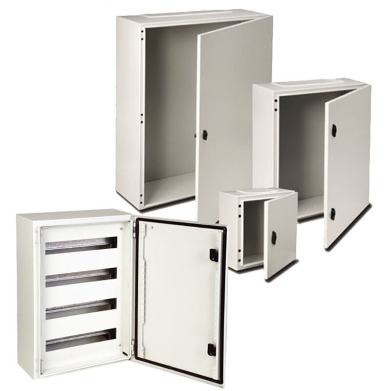 Armoire électrique En Métal étanche Ip66 - 400x400x200 - Plaque Fournie - Argenta IDE