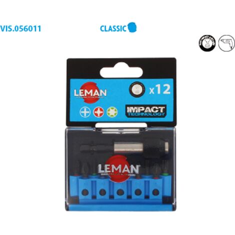 Coffret embouts impact 12 pièces Classic