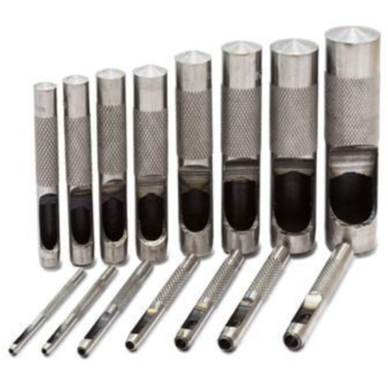 Destockoutils - Assortiment emporte pièces à frapper - poinçons ø 2 à 22 mm