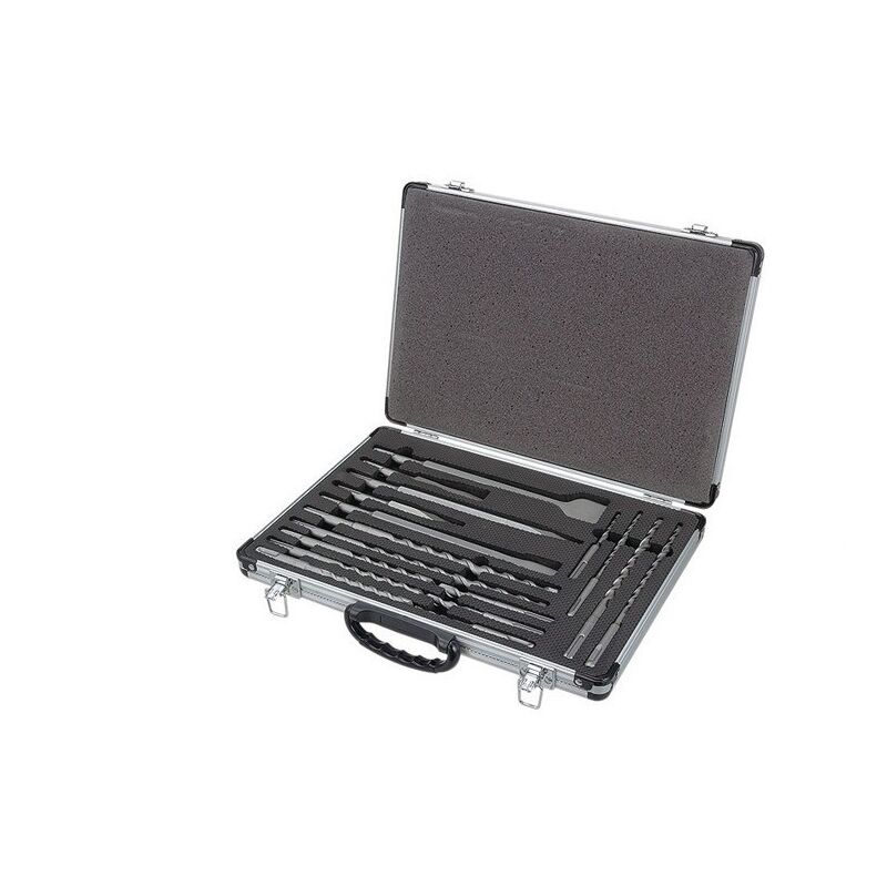 Hikoki - Coffret alu 12 mèches sds+ + 5 burins 402555