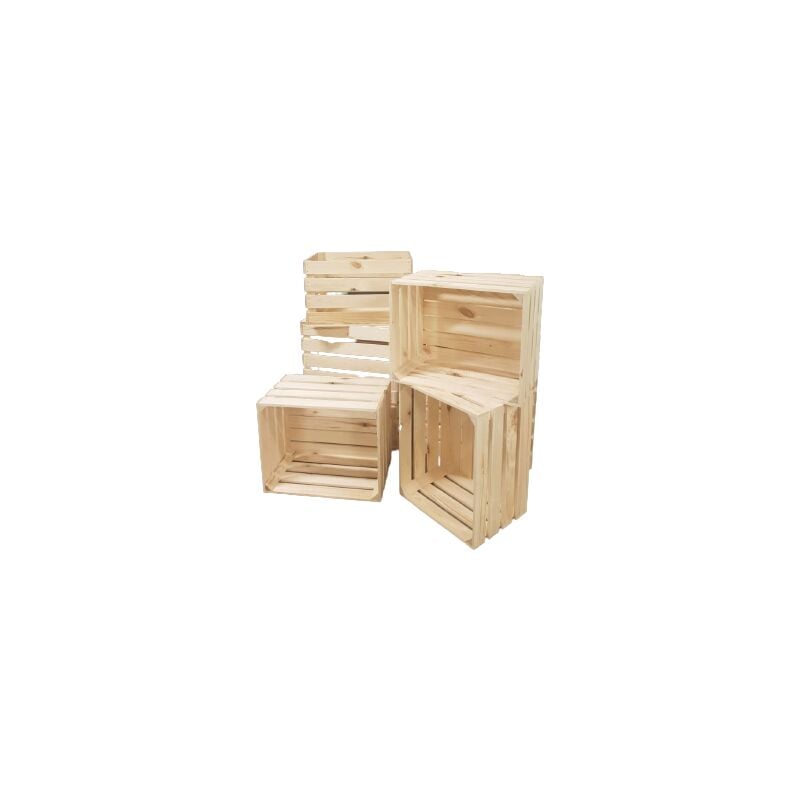 Coffret en bois 50x40x30, naturel FABRICANT