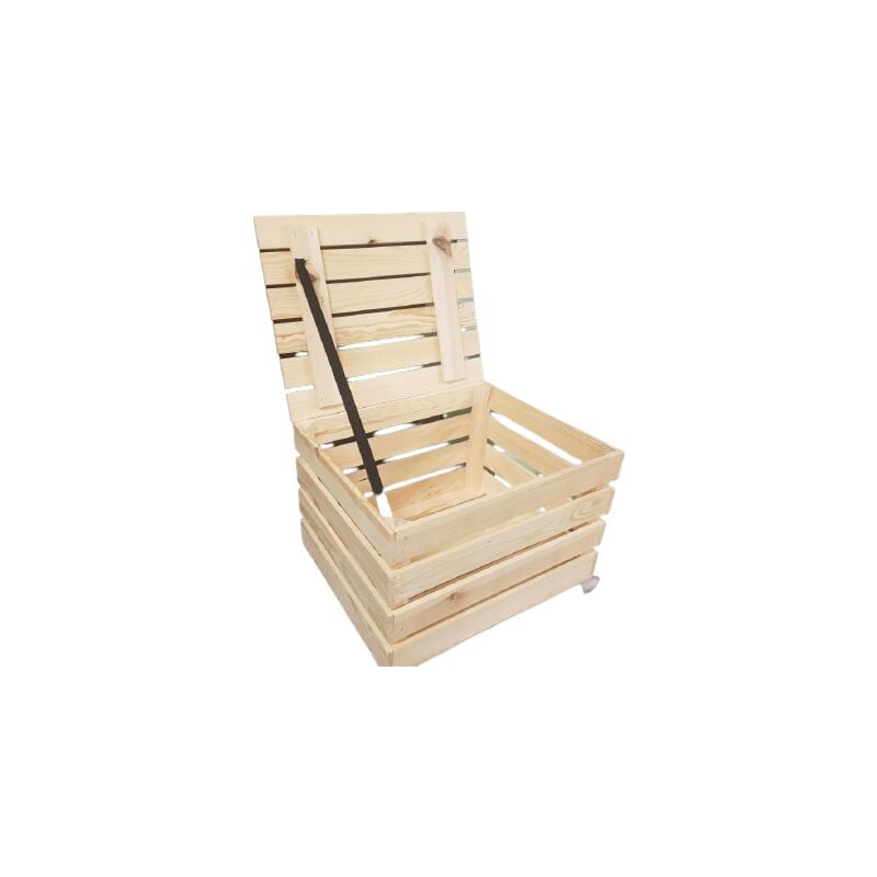 Coffret en bois avec couvercle 50x40x30 tronc
