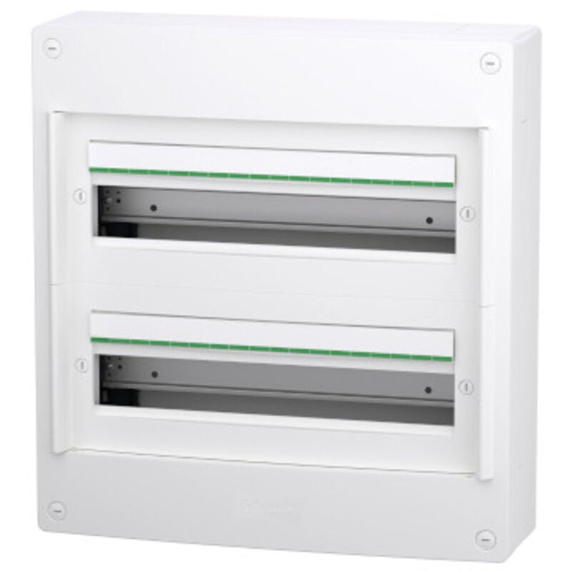 Schneider Electric - coffret saillie 2R 18M prismaset xs - coffret saillie 2 rangées 18 modules - sans porte LVSXT218