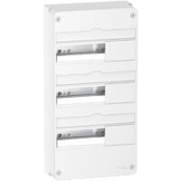 Coffret en saillie Resi9 - 3 rangées de 13 modules - Blanc RAL9003 - Schneider Electric