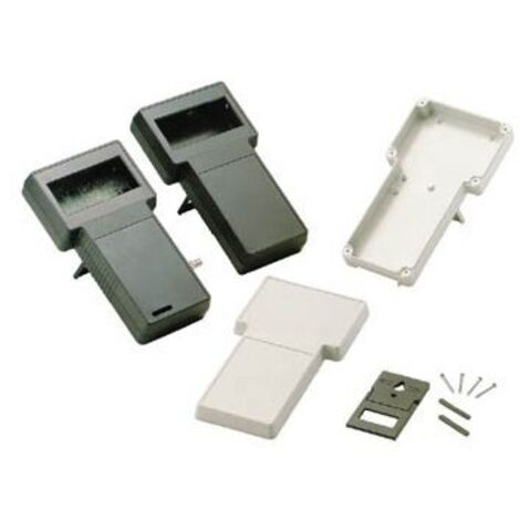 Coffret en 't' gris 237/95 x 131/95 x 43mm - zone d'affichage solide