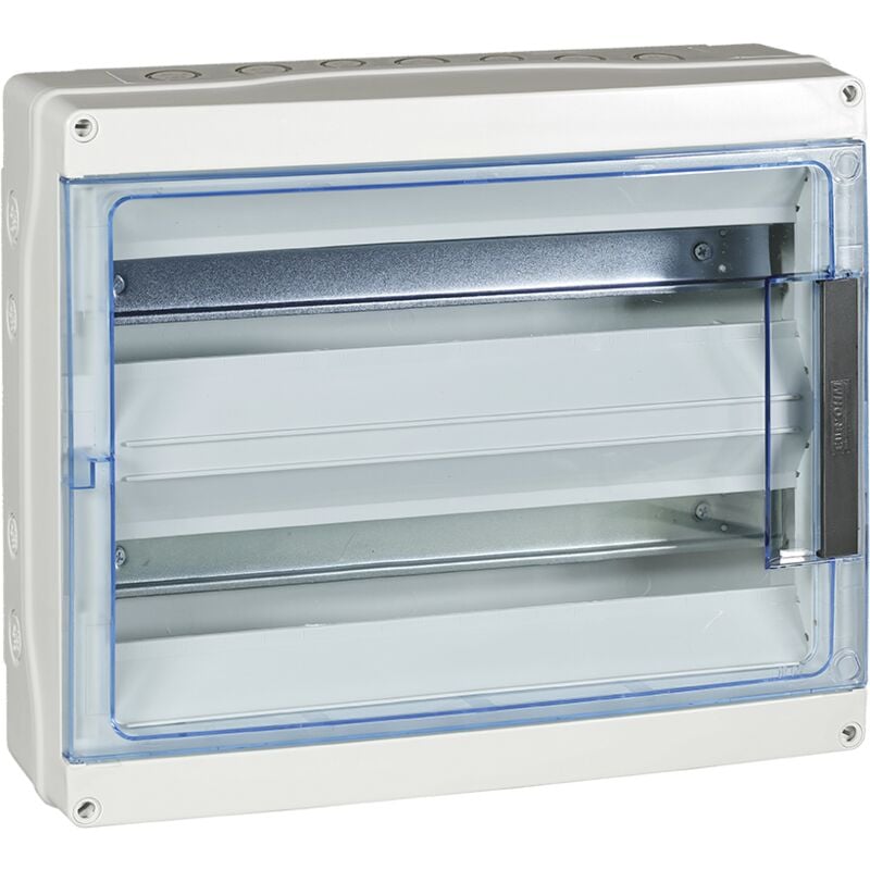 Eur Ohm - Coffret modulaire étanche avec opercules prédécoupées - IP65 - IK07 32 modules (2x18)