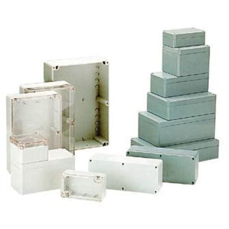 Velleman - coffret etanche en abs - gris fonce 160 x 160 x 60MM standard plastic housings G396