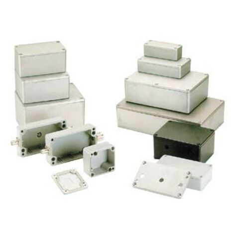 Coffret etanche en aluminium - 115 x 90 x 55mm