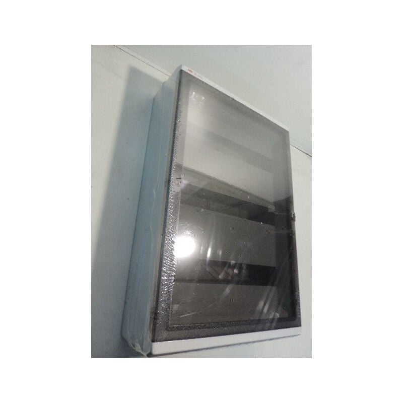 ABB - Coffret étanche 3x18 modules gris IP65 porte transparente avec barette terre 380x570x140mm 1SL2758A02 europa 153758