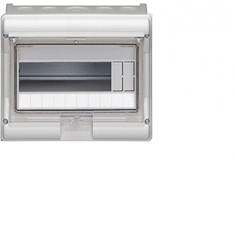 Hager - Coffret étanche vector IP55 1 rangée 8+2 modules h 210mm l 237mm VE110F