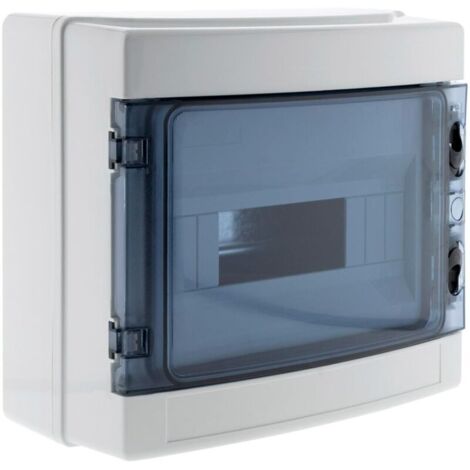 Coffret étanche IP65 8 modules livré avec accessoires - Zenitech