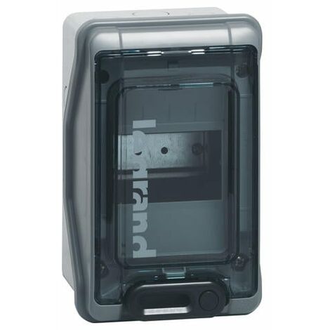 Coffret étanche Plexo³ 4 modules avec embouts à perforation directe prémontés IP65 IK09 - Gris - LEGRAND