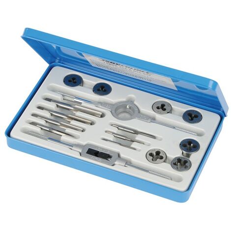 Coffret Expert de 16 tarauds et filières - Métrique