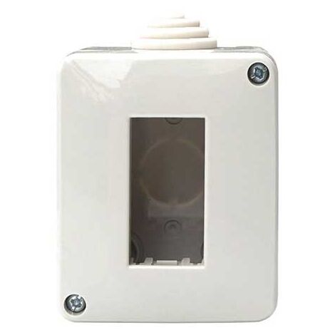 Coffret externe hydrobox 1 module IP40 1P compatible Vimar Plana Ettroit EV2501