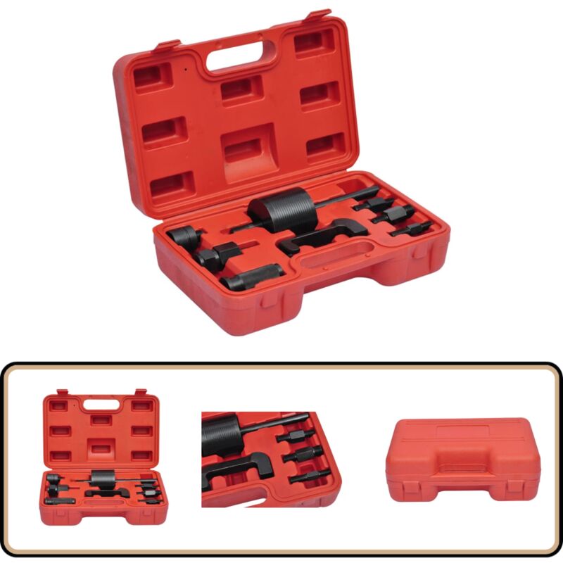 Vidaxl - Coffret extracteur d'injecteur diesel 8 pièces - Outil Injection Diesel - Outil Mercedes Benz - Kit Extraction Injecteur - Kit Réparation