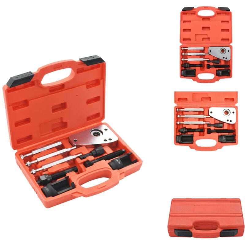 Vidaxl - Coffret extracteur d'injecteur moteur diesel Citroën Peugeot 9 pcs - Outil Extraction Injecteur - Outil Mécanique - Kit Réparation Voiture