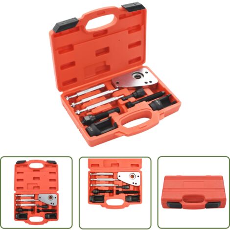Coffret extracteur d'injecteur moteur diesel Citroën Peugeot 9 pcs - Outil Extraction Injecteur - Outil Mécanique - Kit Réparation Voiture - Kit Injecteur Diesel - Peugeot Citroen