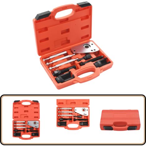 Coffret extracteur d'injecteur moteur diesel Citroën Peugeot 9 pcs - Outil Extraction Injecteur - Outil Mécanique - Kit Réparation Voiture - Kit Injecteur Diesel - Peugeot Citroen