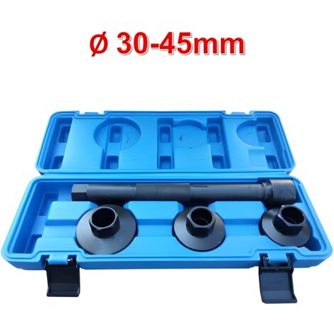 Equipement Express Sicoba – Coffret extracteurs rotule axiale 30-45mm – 4 pièces – 3 têtes interchangeables pour démontage sans endommager – Outil du mécanicien