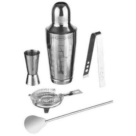 Coffret fabrication de cocktail - 5 pièces - Acier inoxydable - Livraison gratuite