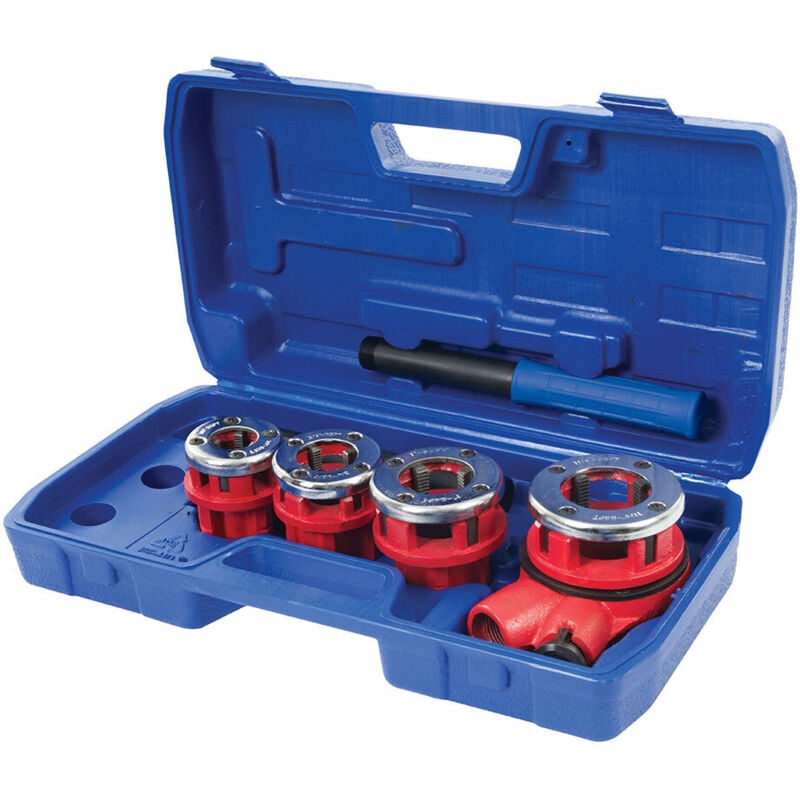 Silverline - Coffret filieres pour tubes de plombier - plomberie