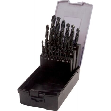 Coffret foret D338N HSS poli 1-10,5mm 24 pièces FORTIS