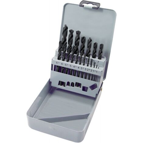 Coffret foret D338N HSS poli 1-13,0mm 25 pièces FORTIS