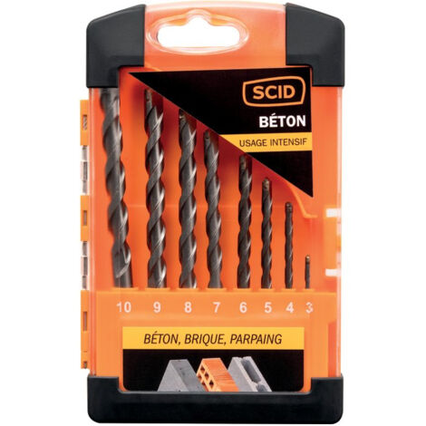 Coffret Forets Beton Pro 8pcs