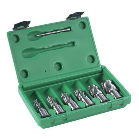 Coffret fraise à carotter 12/14/16/18/22/26 x 30 + tige HIKOKI 754498