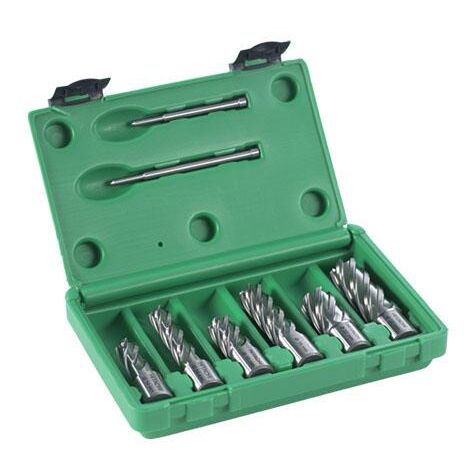 Coffret fraise à carotter 12/14/16/18/22/26 x 55 + tige HIKOKI 754499