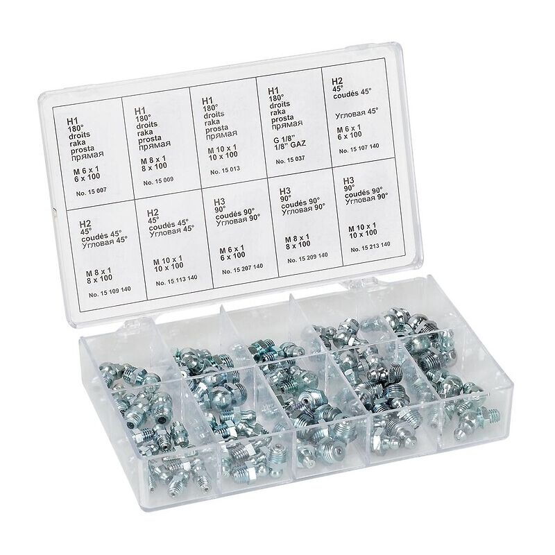Coffret assortiment de 70 graisseurs