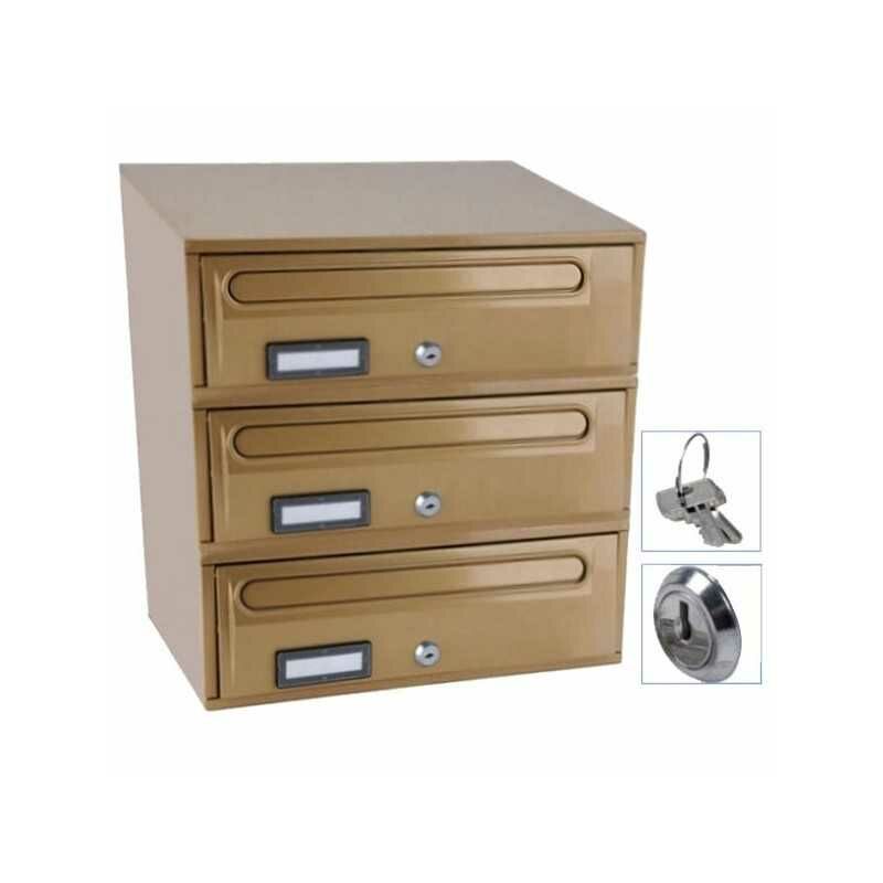 Coffret Horiz 3P Acc Bronze