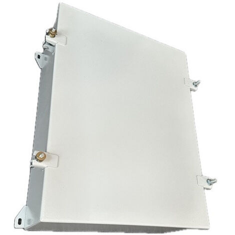 Coffret industriel acier 400x300x145mm à pattes soudées avec couvercle jointé à vis IK10 étanche IP66 4030