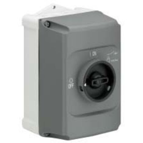 Coffret IP65 pour MS116-MS/MO132-Boit. Gris poignée Noire 1SAM201911R1010 ABB H442161