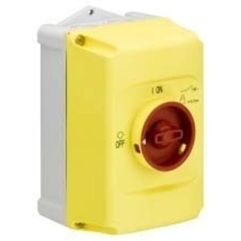 Coffret IP65 pour MS116-MS/MO132-Boit. Jaune poignée Rouge 1SAM201911R1011 ABB H442162