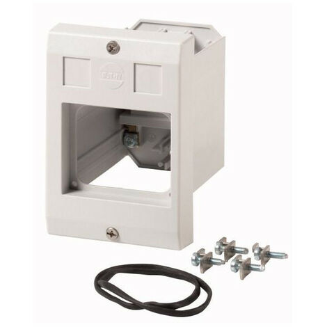 Coffret isolant montage encastré HxLxP 129x85x80mm +découpe 45mm pour PKZ01 EATON E-PKZ01-X