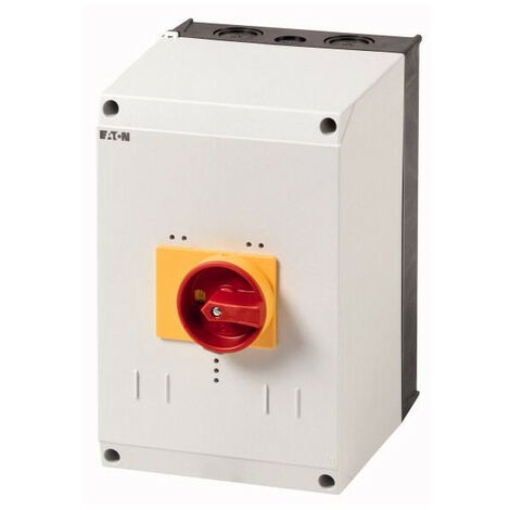 Coffret isolant pour PKZ4 +poignée rotative rouge/jaune EATON CI-K4-PKZ4-GR