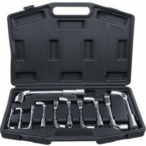 Coffret jeu 11 cles a pipe 6 pans de 6 a 22 courantes qualite finition bgs diy