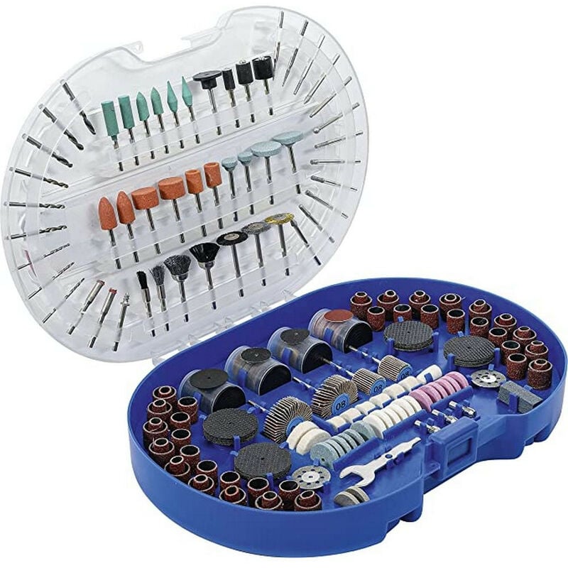 Coffret kit d'accessoires pour outils rotatifs type dremel et proxxon