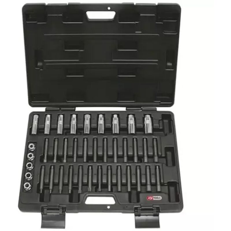 Coffret Kstools pour le montage et démontage des tiges d'amortisseurs 39 pièces