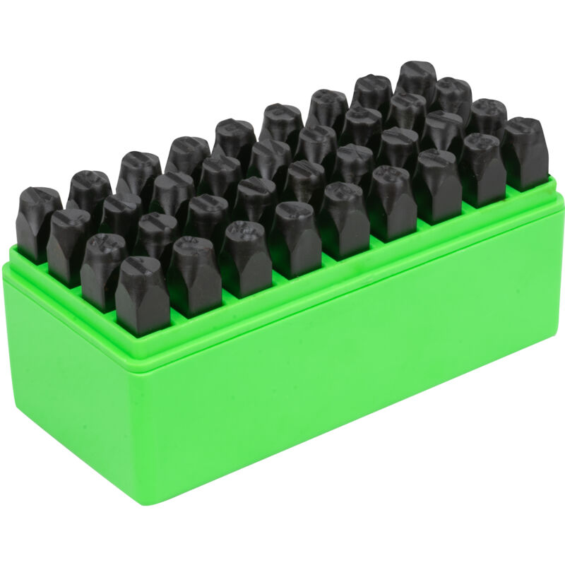 JBM - ensemble de matrices de lettres et de chiffres 8mm. 53119